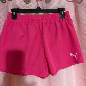 Puma Women's Hot Pink Athletic Shorts